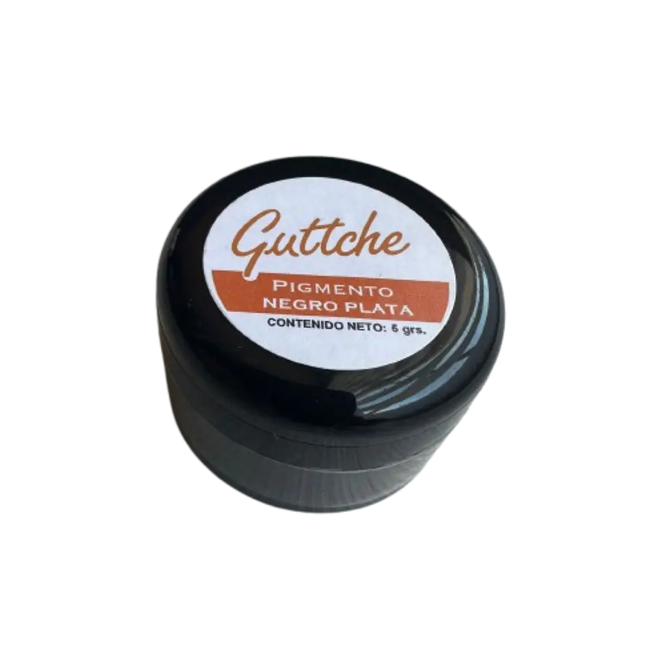 Pigmento Matizador Negro Plata Comestible Guttche 5g 2