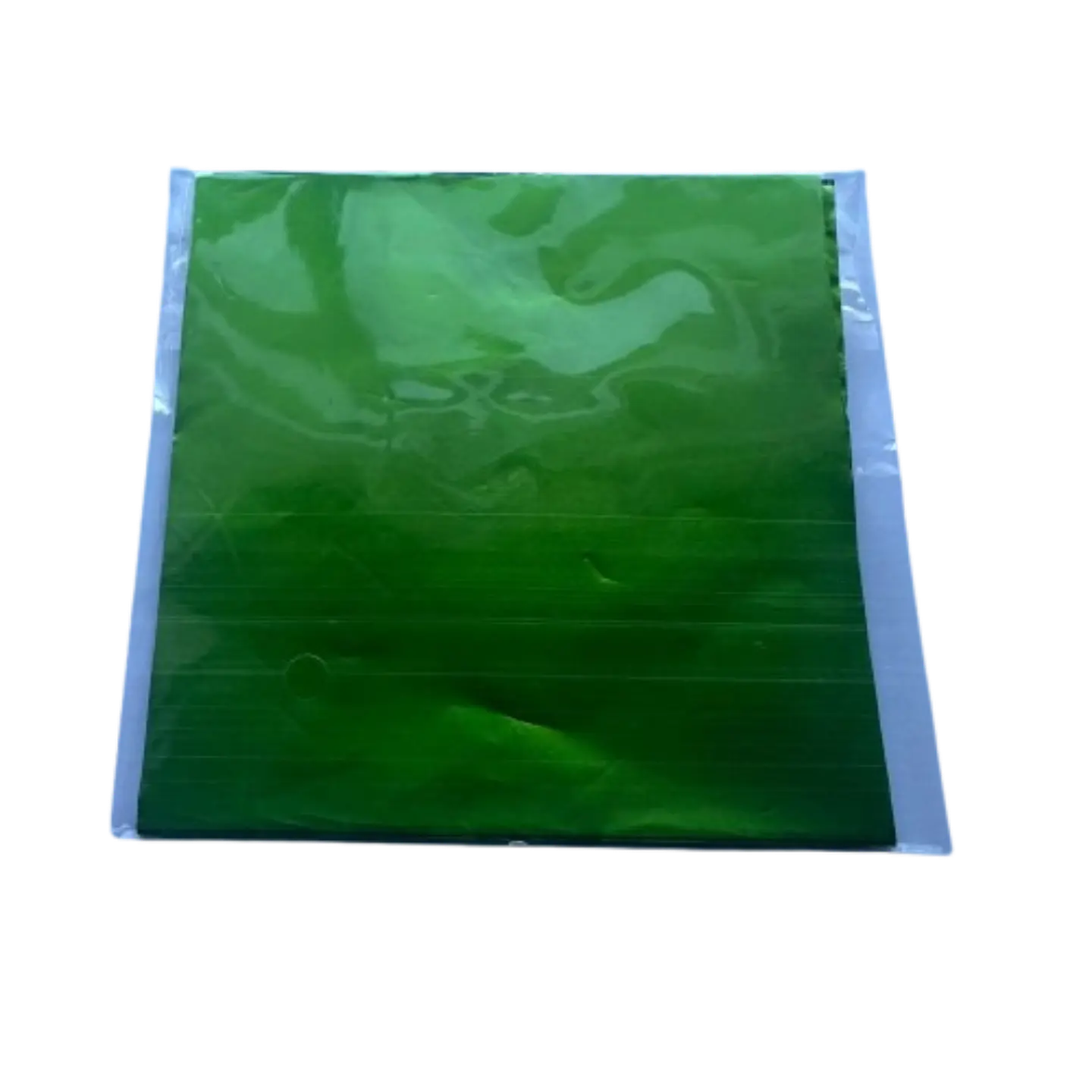 Papel Aluminio Para Bombon Verde 100un 10x10cm 2