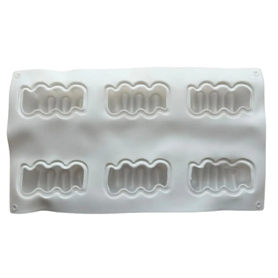 Molde Silicona 6 Barras Cereal 30x17cm 2