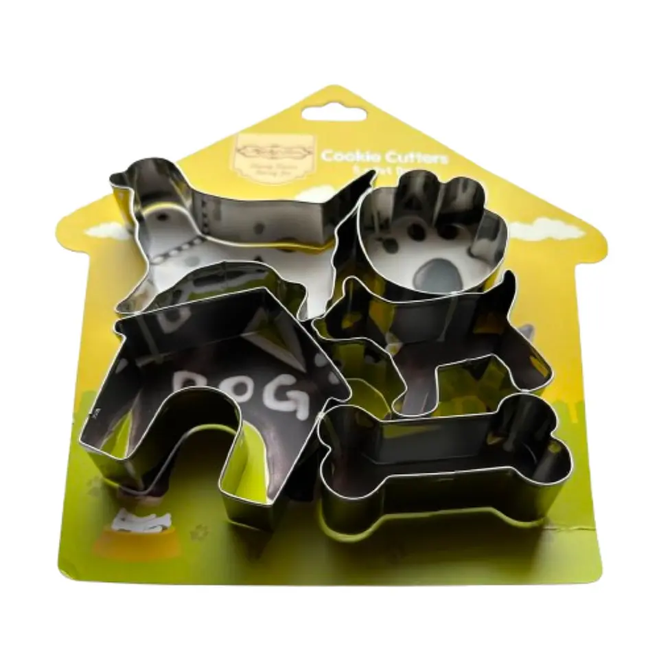 Cortador Galletas Set Perros 5 pcs 2