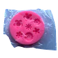 Molde Silicona Flores C 7 Figuras 7,2x7,2cm - Miniatura 2