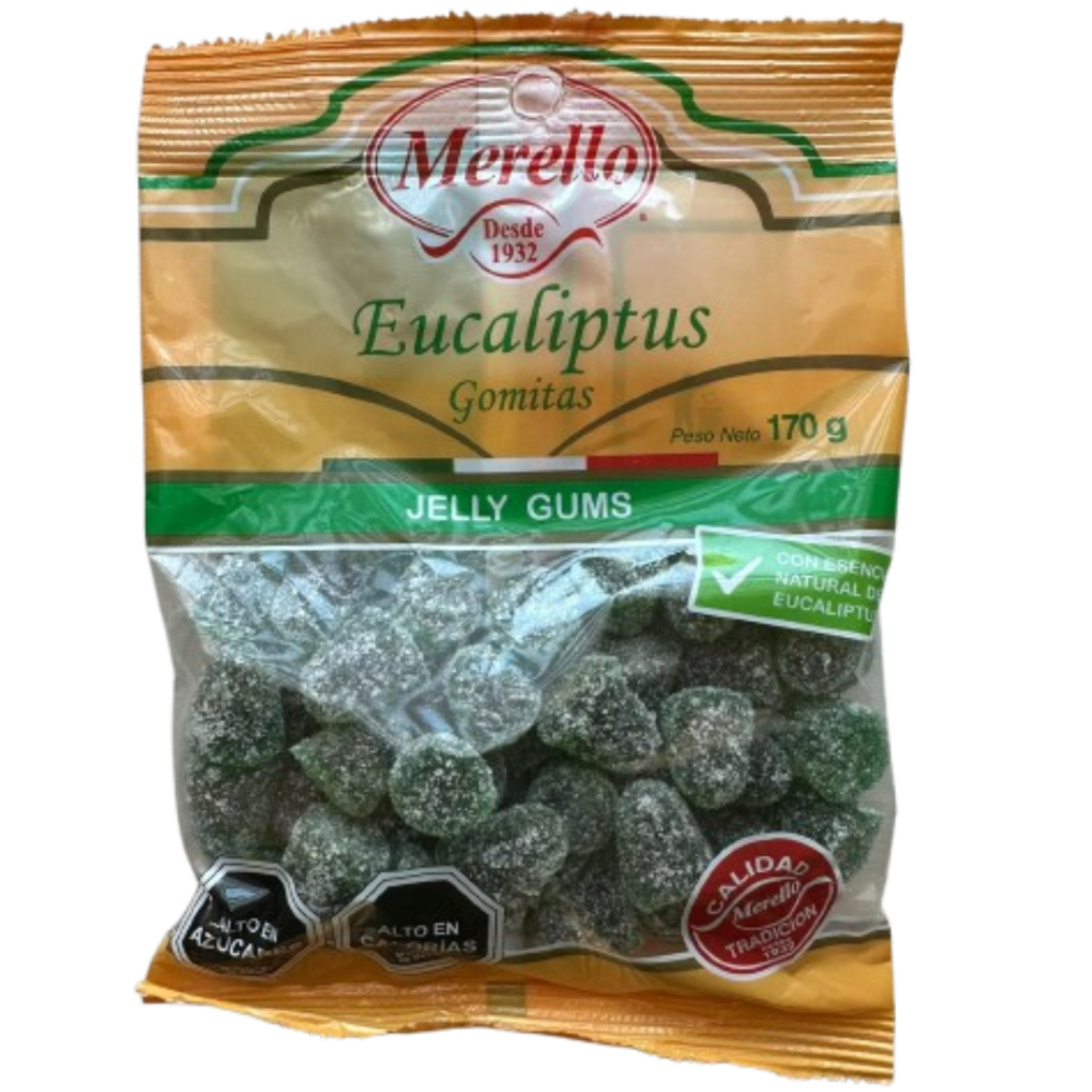 Pack 5 Gomitas Eucaliptus Merello 170g