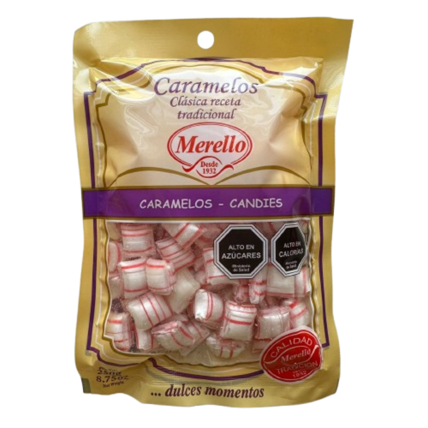 Pack 5 Caramelos De Anis Tradicionales Merello 250g