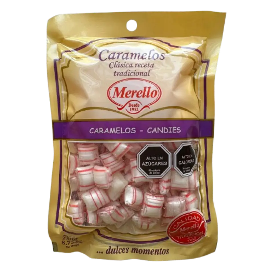 Pack 5 Caramelos De Anis Tradicionales Merello 250g 1