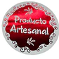 Sticker Producto Artesanal Rojo 100un 38mm - Miniatura 1