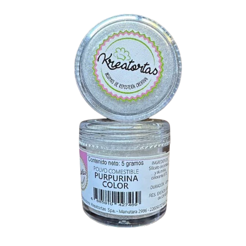 Purpurina Brillo Color Comestible Kreatortas 5g