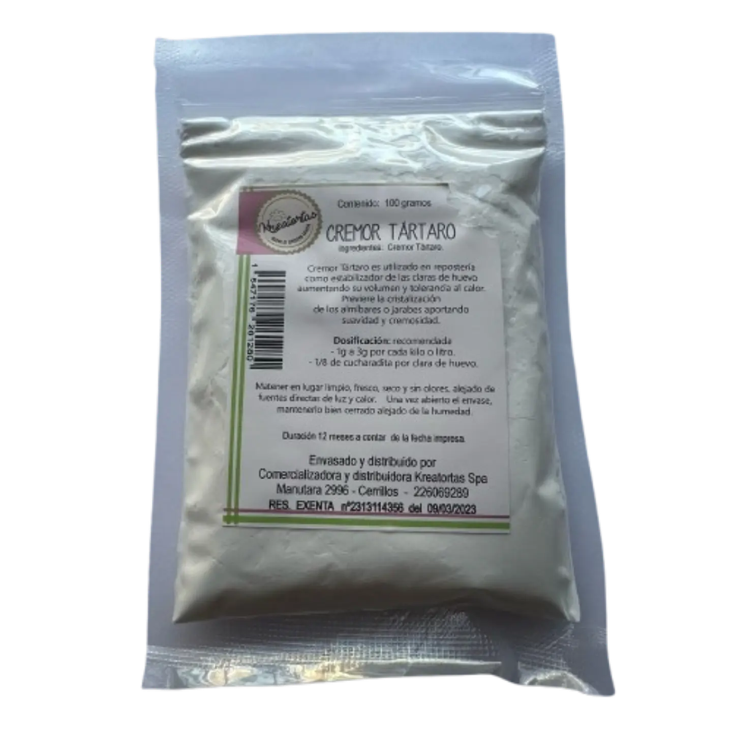 Cremor Tartaro Kreatortas 100g 1