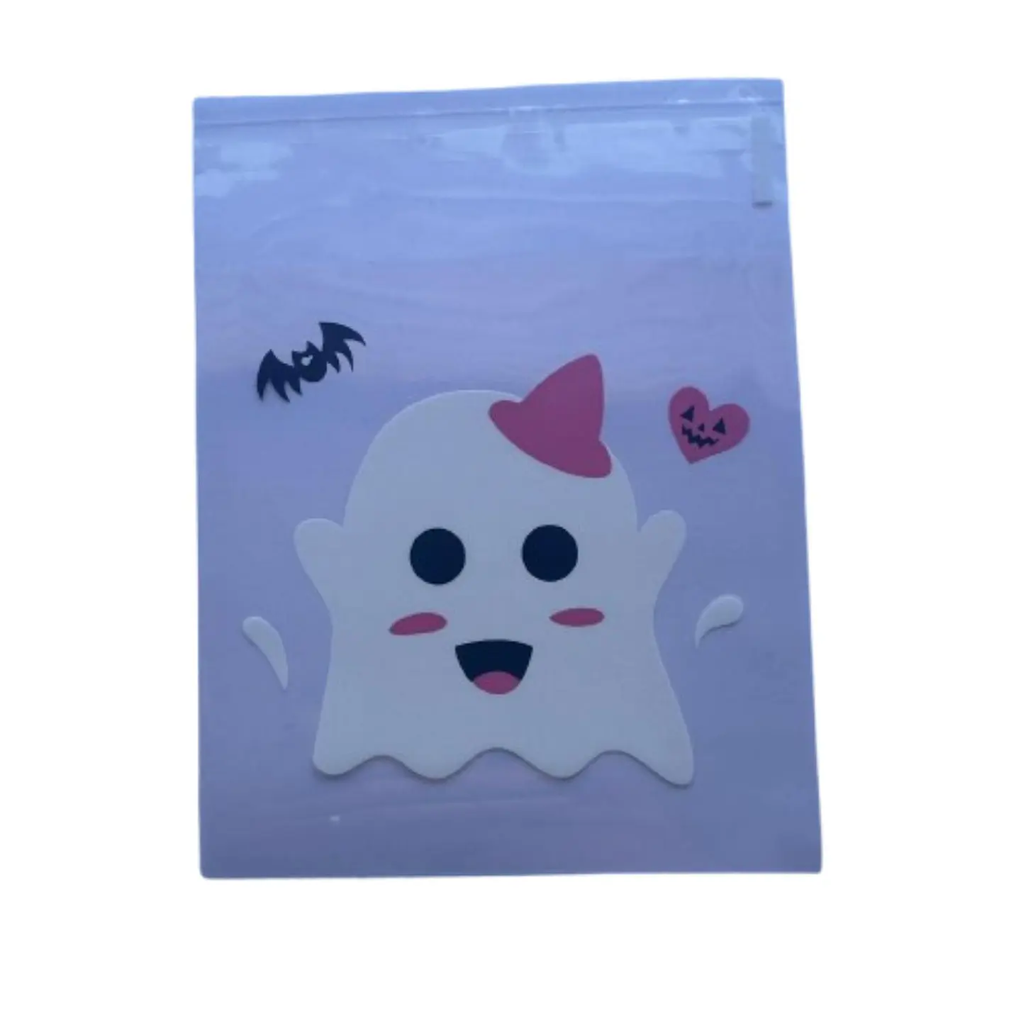 Bolsas Halloween A Celofan Autoadhesivas 100un 10x10+2cm 3