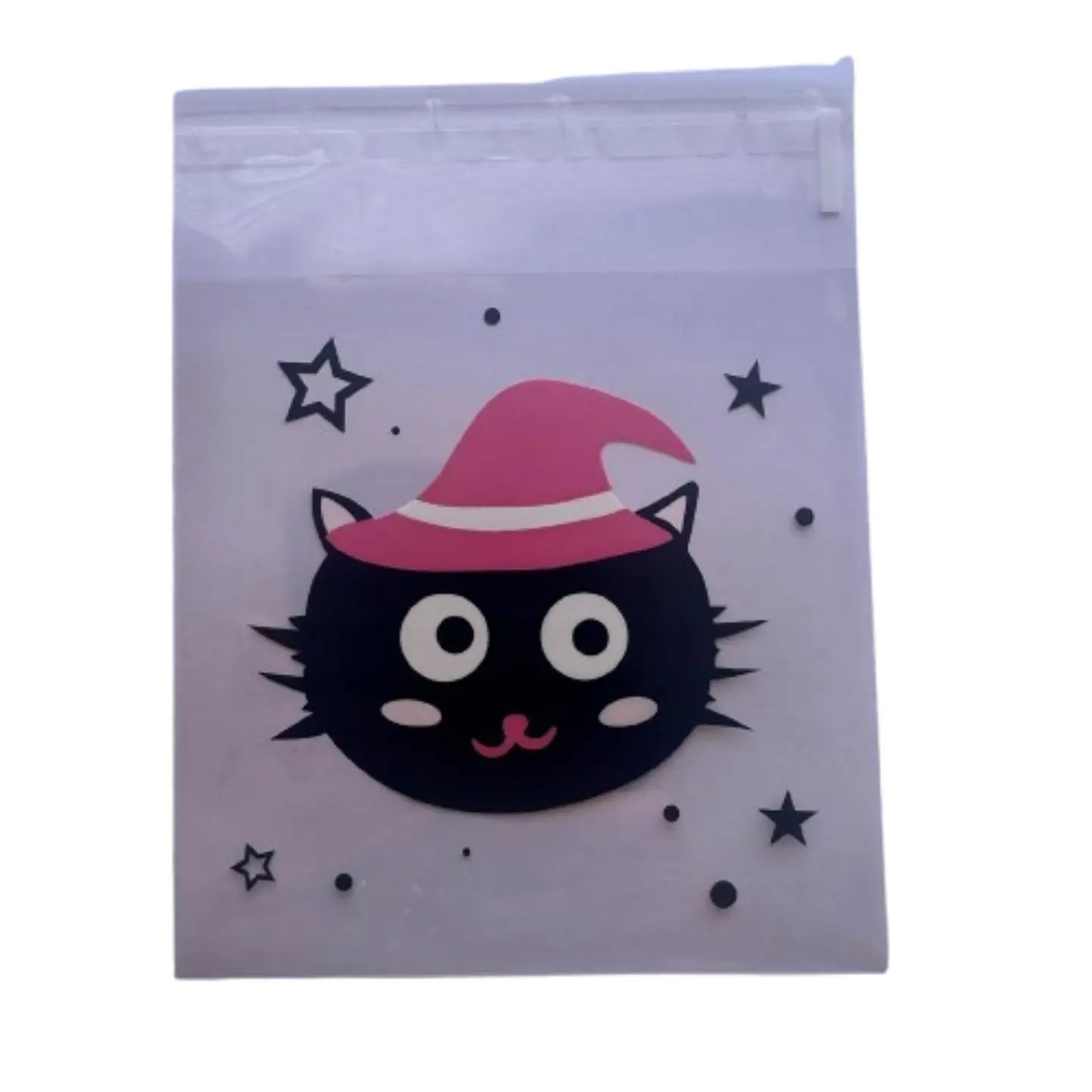 Bolsas Halloween A Celofan Autoadhesivas 100un 10x10+2cm 5