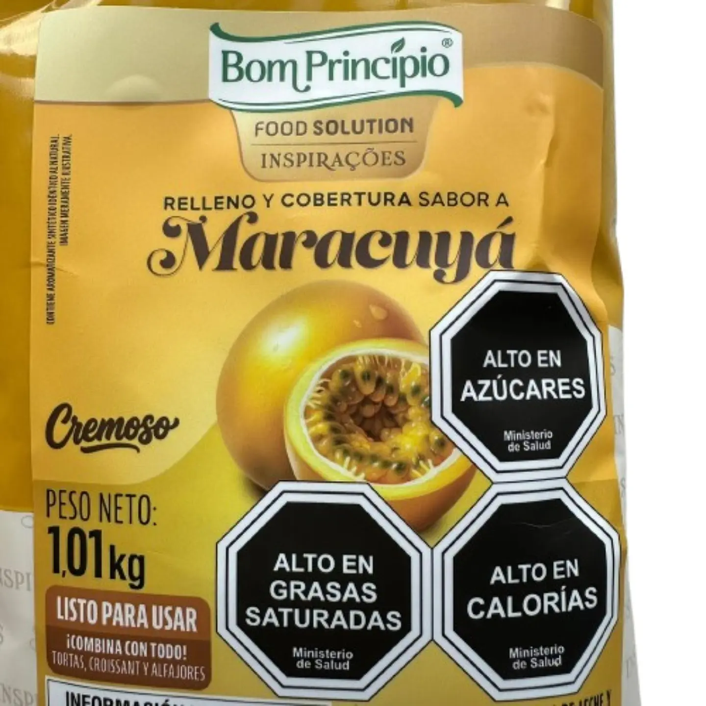 Relleno Cremoso De Maracuya Bom Principio 1kg 3
