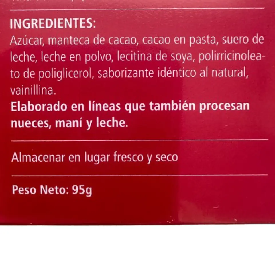 Pack 2 Chocolate Lenguas de Gato Merello 95g 3