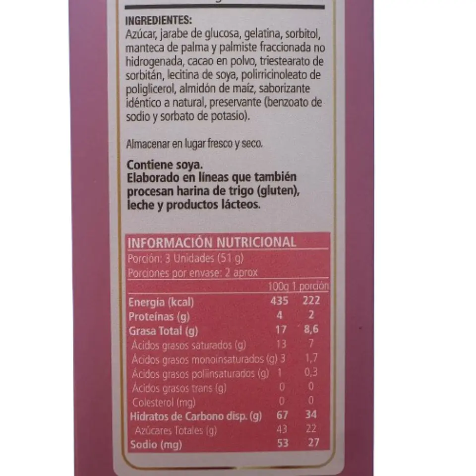 Pack 3 Jamoncitos Bañados en Chocolate Merello 95g 3