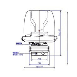 Asiento amarillo c/fuelle angosto (2)