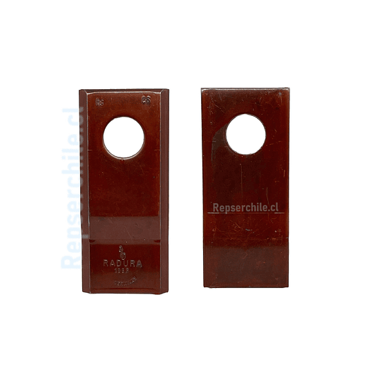 Cuchilla seg. rot. curvada nh  108,5x46,5x21 mm.