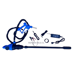 BOMBA TRASVASIJE  12V/220V CON BATERIA Y CARGADOR