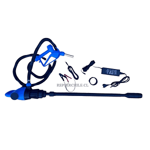 BOMBA TRASVASIJE  12V/220V CON BATERIA Y CARGADOR
