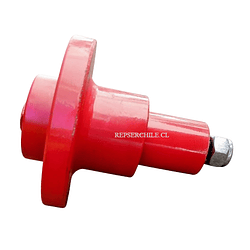 MAZA / RODILLO GUIA SACADORA PERNO 14MM - LT 125MM (2)