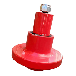 MAZA / RODILLO GUIA SACADORA PERNO 14MM - LT 125MM (3)