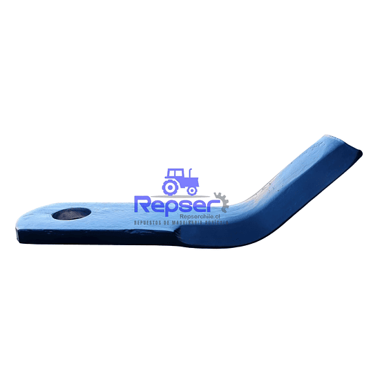 CUCHILLA CURVA TRITURADORA 205X75X10 PERF 19 MM - Image 2