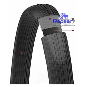 MANGUERA PLANA ALTADURABILIDAD NEGRA SODIGOM 102 4