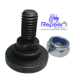 PERNO C/TUERCA CUCHILLA GRIBALDI D18,5MM FIJACION12 HILO10 (1)