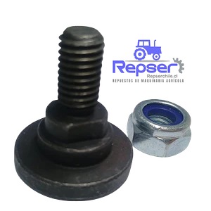 PERNO C/TUERCA CUCHILLA GRIBALDI D18,5MM FIJACION12 HILO10