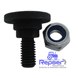 PERNO C/TUERCA CUCHILLA GRIBALDI D18,5MM FIJACION12 HILO10 (2)