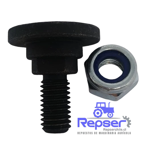 PERNO C/TUERCA CUCHILLA GRIBALDI D18,5MM FIJACION12 HILO10 - Image 2