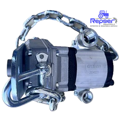 KIT CAJA CON BOMBA CM610 HIDRAULICA PTO CON FLANGE Y CADENA (3)