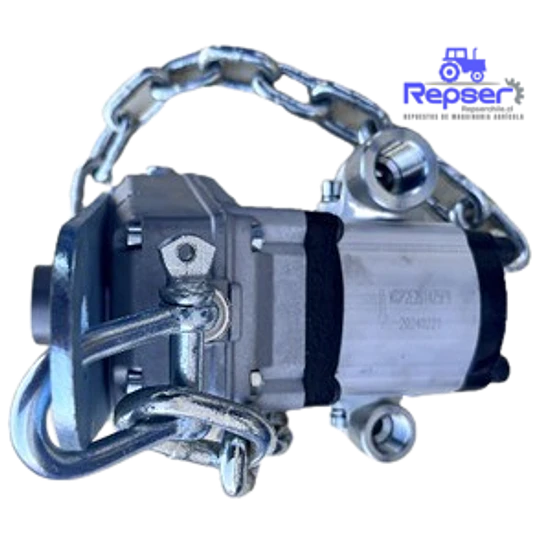 KIT CAJA CON BOMBA CM610 HIDRAULICA PTO CON FLANGE Y CADENA - Image 3