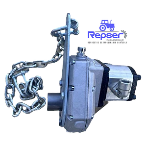 KIT CAJA CON BOMBA CM610 HIDRAULICA PTO CON FLANGE Y CADENA