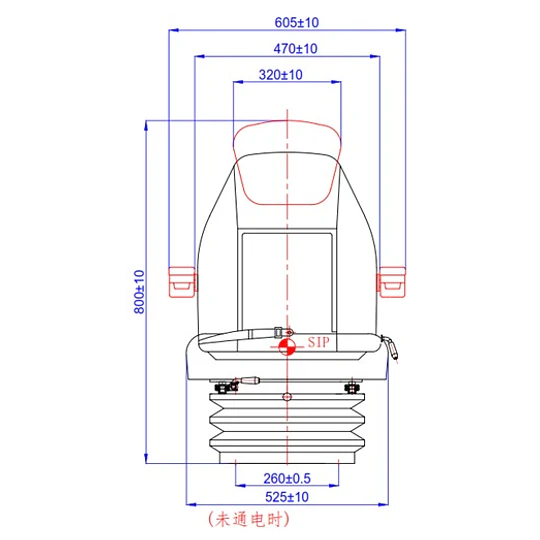 ASIENTO   INDUSTRIAL NEGRO C/SUSP. AIRE YJ03 - Image 3