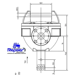 CAJA TALADRO 3:1 70HP EJE LISO 51MM (2)