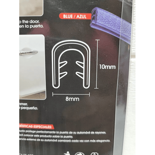 Moldura De Auto Sello Presión Protector Puertas Y Capot 5.2m