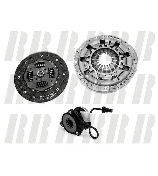 KIT EMBRAGUE 3 PIEZAS CHEVROLET COBALT/SPIN 1.8 2017/2019