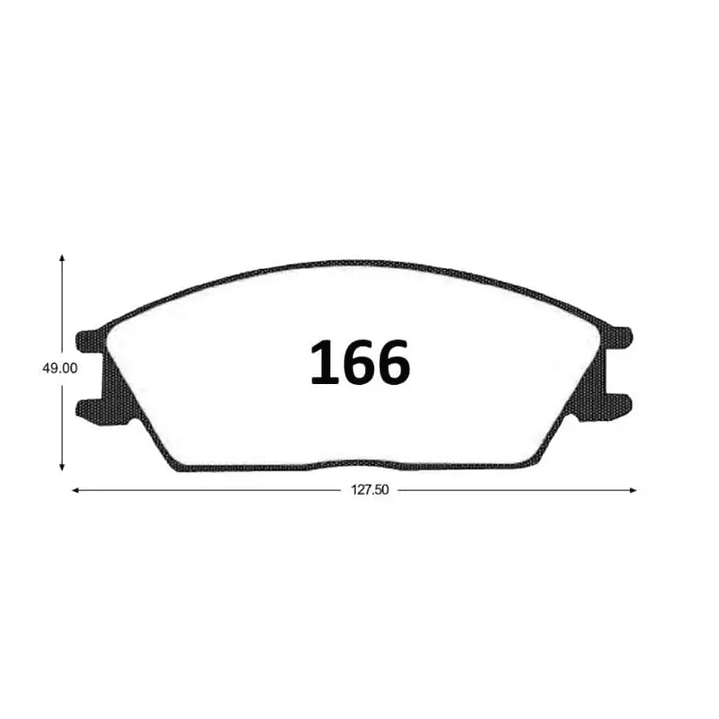 pastilla freno hyundai accent 1.3 1.5 desde el 93 al 95 marca BBP 1