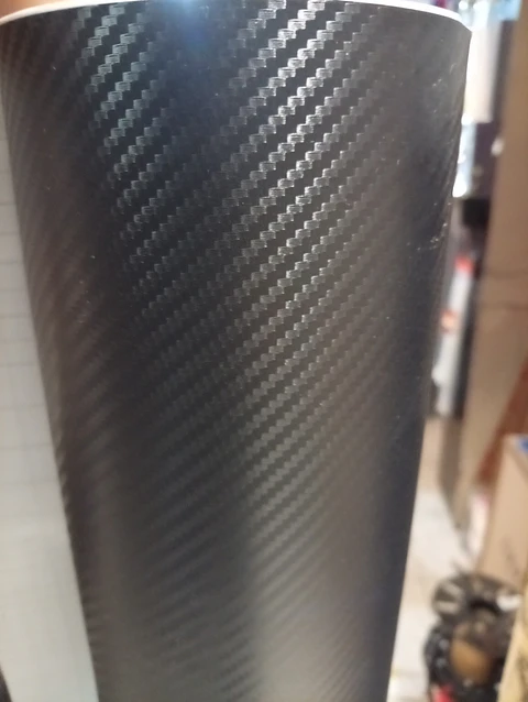 Vinilo fibra de carbono negro