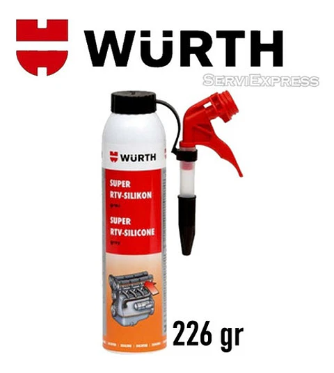 Silicona Super Rtv Gris Wurth