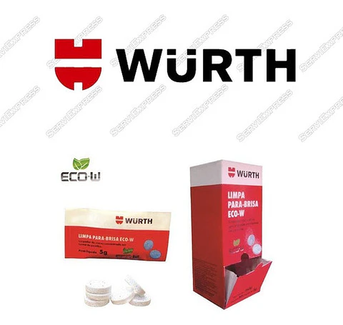  Limpiador De Parabrisas Ecológico Wurth X 3 Unidades