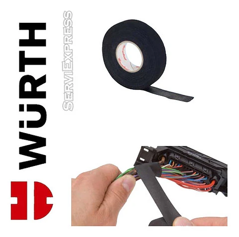 Cinta Adhesiva De Tejidos 19mm X 25 Metros Wurth