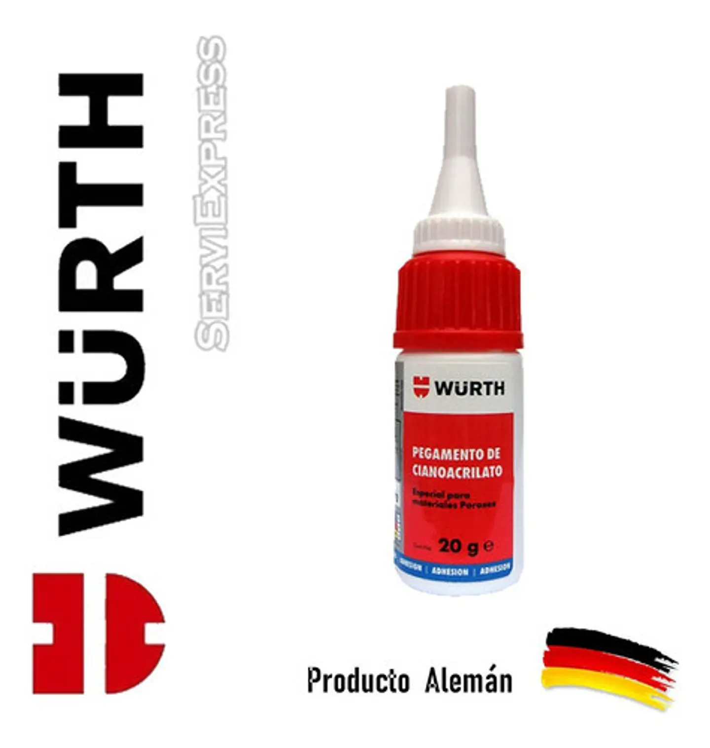 Adhesivo Instantaneo Cianocrilato 20gr Gotita Industrial 1