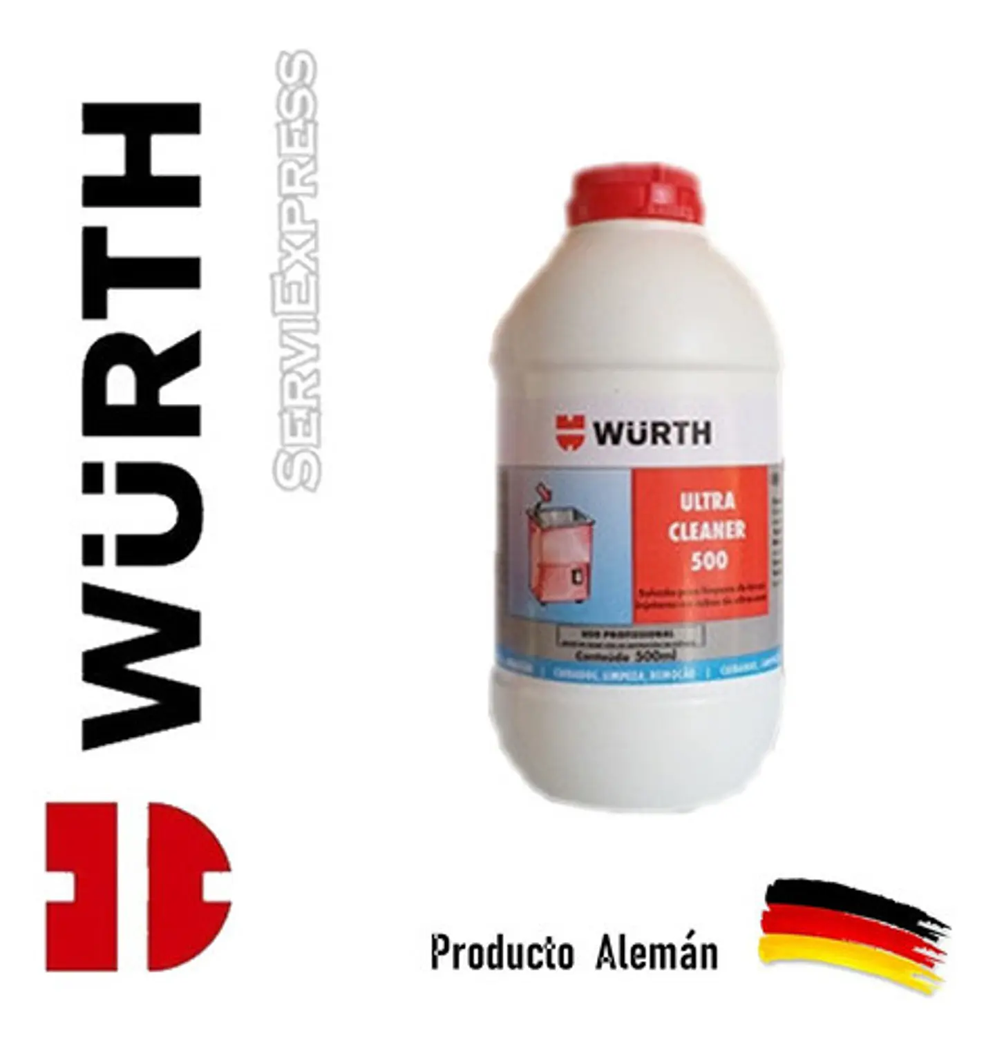Ultra Cleaner 500 Ml Wurth Limpieza De Inyectores  1