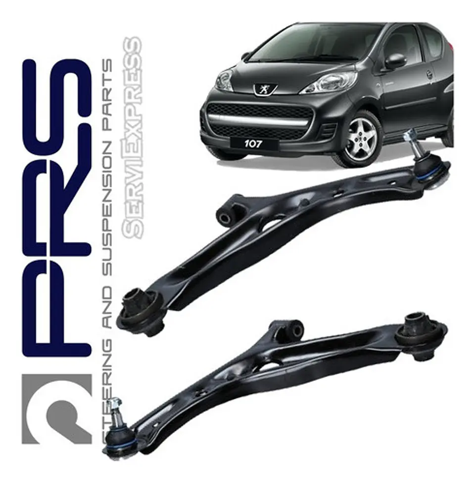 Par De Bandejas Delanteras Peugeot 107 2007-2013 1