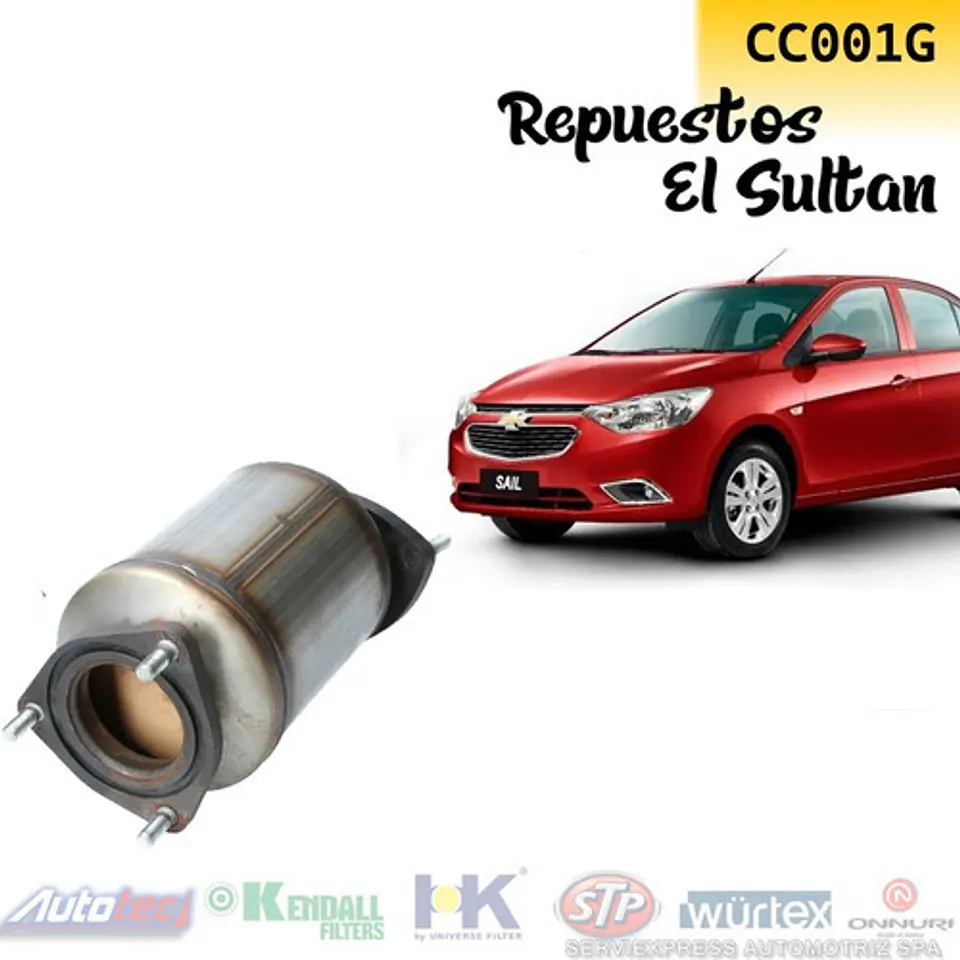 Convertidor Catalitico Chevrolet Sail 1.4 11-17 Gabriel 1