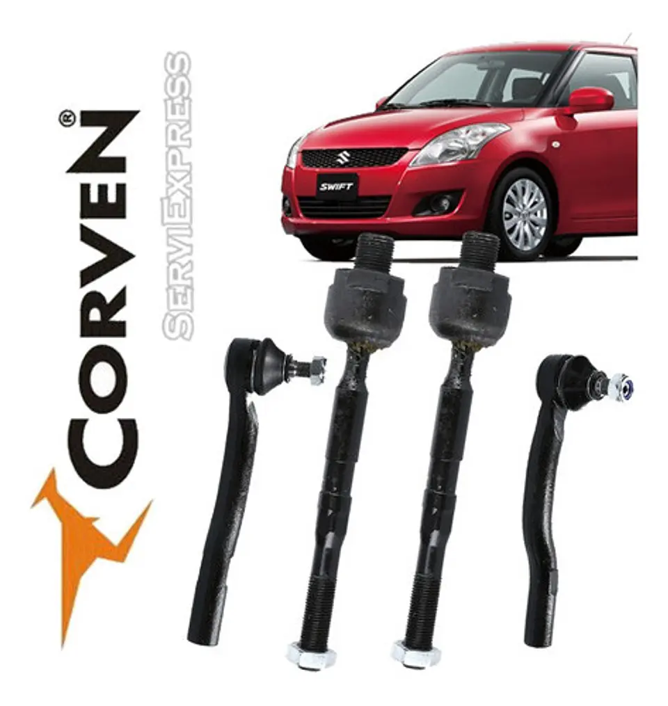 Juego De Terminales Y Axiales Suzuki Swift 2011-2019 1