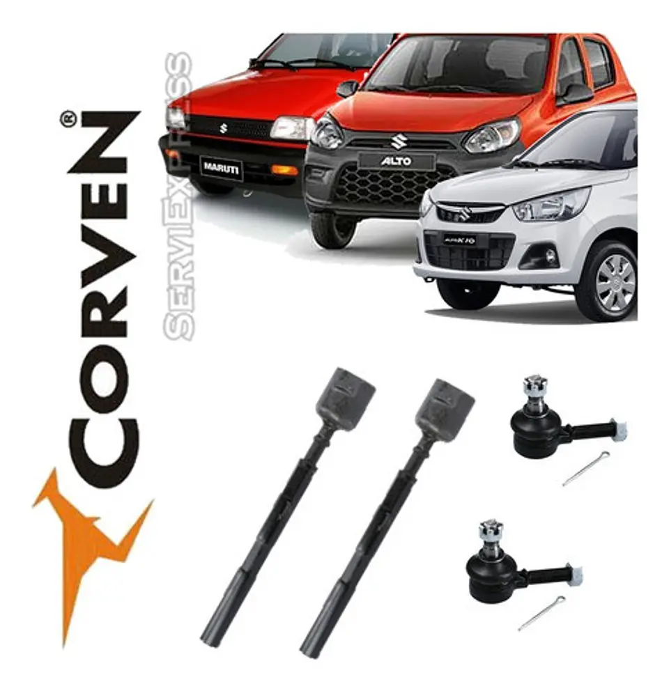 Juego De Terminales Y Axiales Suzuki Alto Y Maruti 1991-2019 1