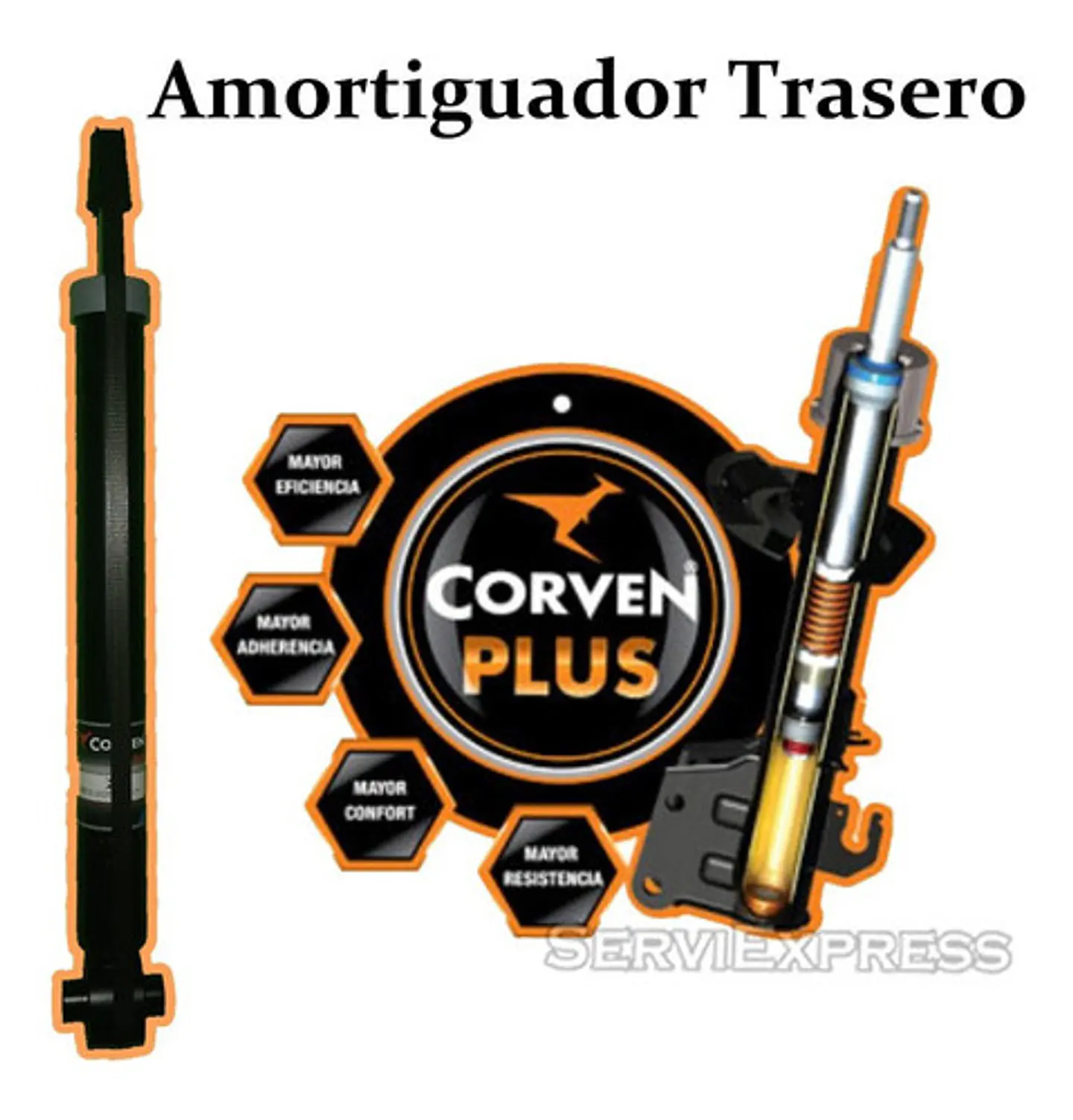 Par De Amortiguadores Traseros Audi A3 98-03 1