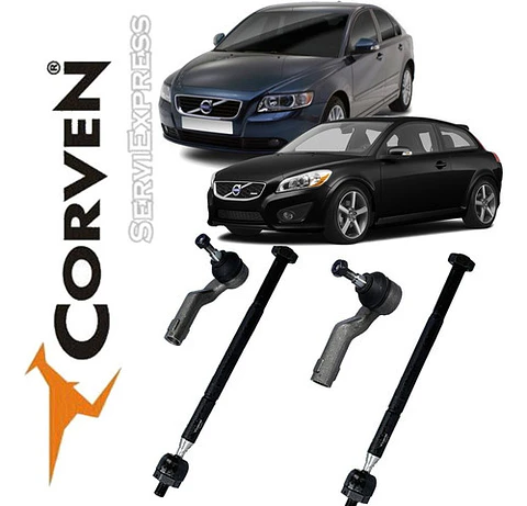 Juego De Terminales Y Axiales Corven Volvo C30 S40 2004-2011