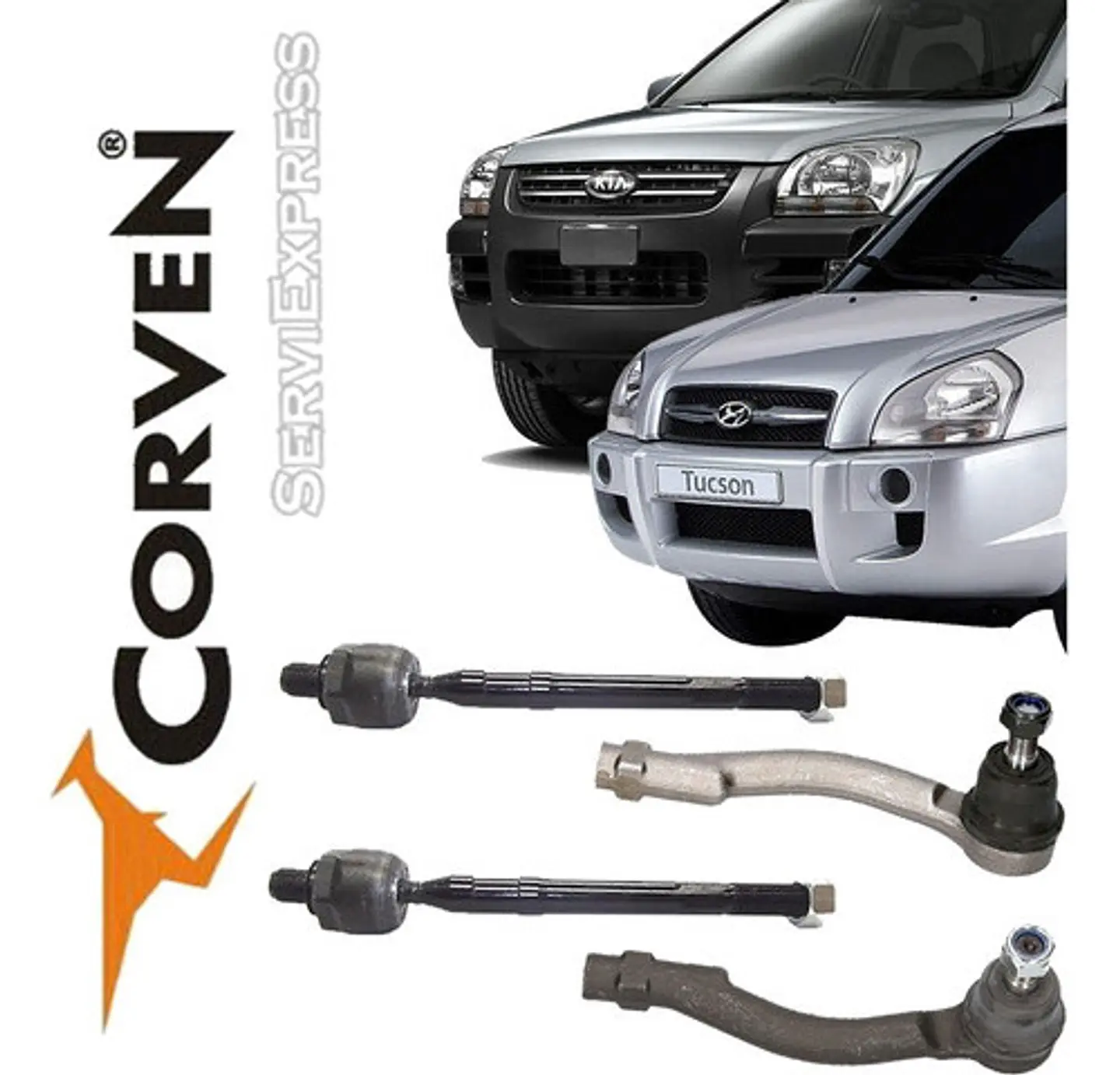 Juego De Terminales Y Axiales Tucson Sportage 2005-2010 1