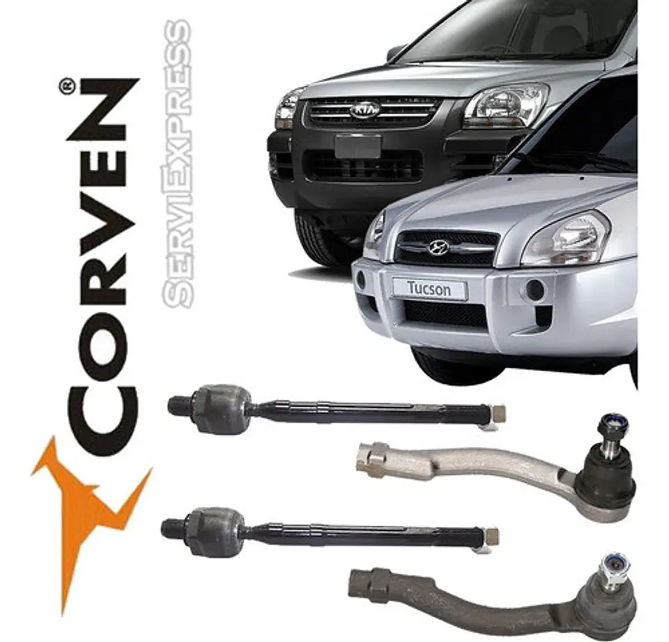 Juego De Terminales Y Axiales Tucson Sportage 2005-2010 1